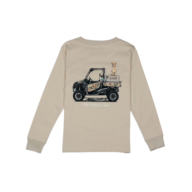 Properly Tied Properly Tied Linen LS Tee - Trail Tradition