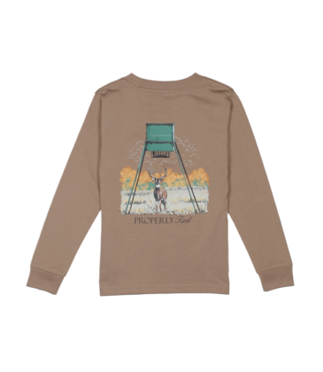 Properly Tied Properly Tied Walnut LS Tee - Deer Feeder