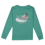 Properly Tied Properly Tied Teal LS Tee - Lift Off