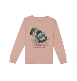 Properly Tied Properly Tied Peach LS Tee - Gobbler