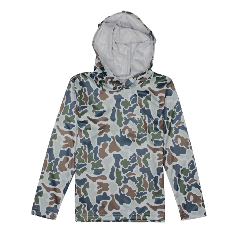 Properly Tied Properly Tied Sportsman Performance Hoodie - Terra Camo