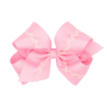 Wee Ones Wee Ones King Pearl w/ Pearl Ric-Rac Trim Bow
