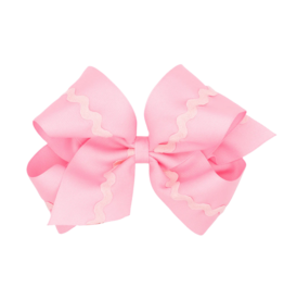 Wee Ones Wee Ones King Pearl w/ Pearl Ric-Rac Trim Bow