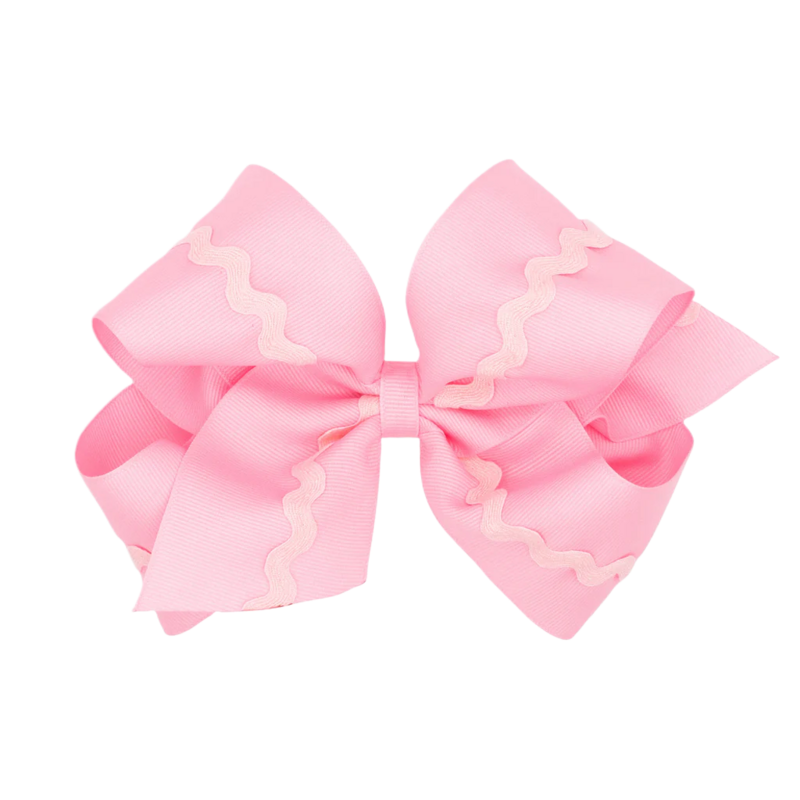 Wee Ones Wee Ones King Pearl w/ Pearl Ric-Rac Trim Bow