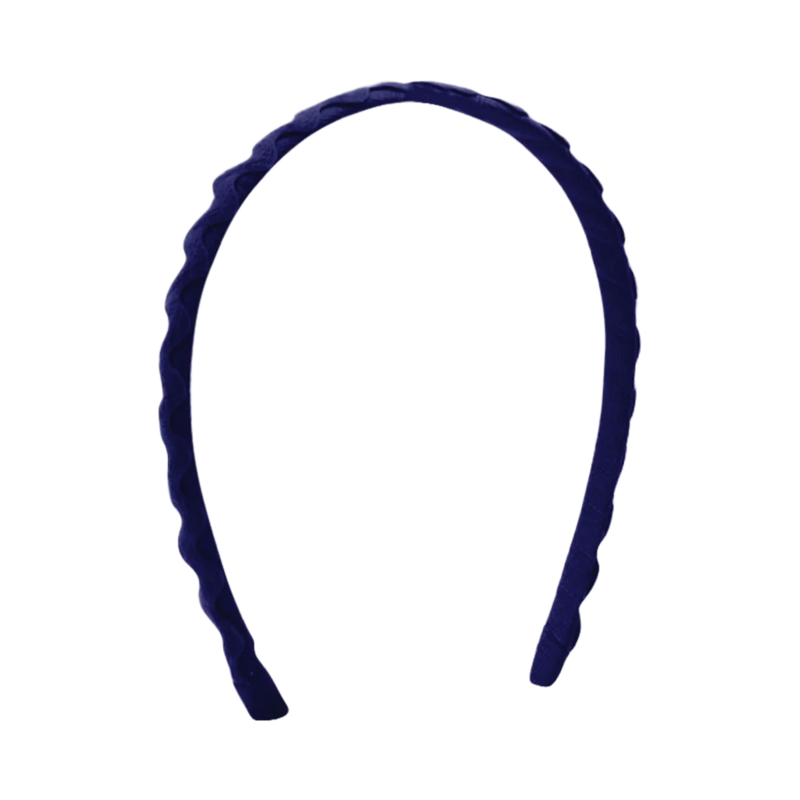 Wee Ones Wee Ones Navy Ric-Rac Trim Headband
