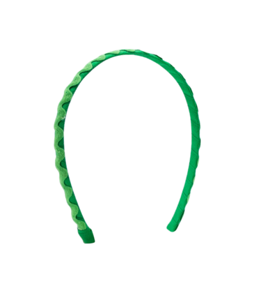 Wee Ones Wee Ones Green Ric-Rac Trim Headband