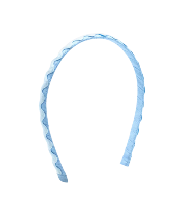 Wee Ones Wee Ones Blue Ric-Rac Trim Headband