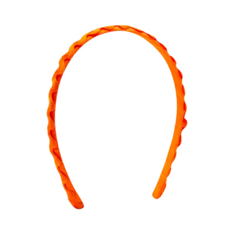 Wee Ones Wee Ones Orange Ric-Rac Trim Headband