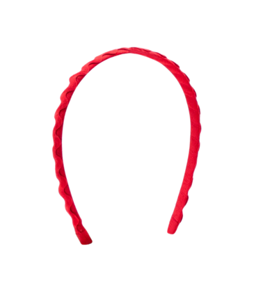 Wee Ones Wee Ones Red Ric-Rac Trim Headband