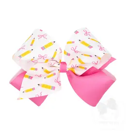 Wee Ones Wee Ones King Pencil Print Bow