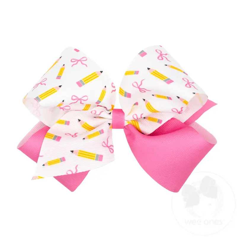 Wee Ones Wee Ones King Pencil Print Bow