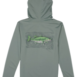 Properly Tied Properly Tied Shade Performance Hoodie - Spotted Bass