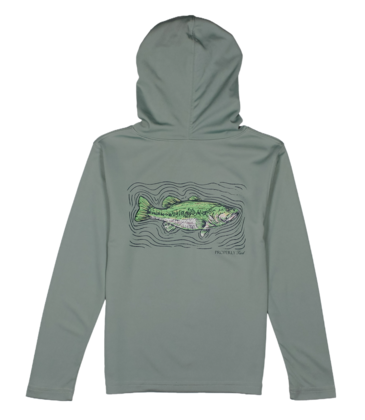 Properly Tied Properly Tied Shade Performance Hoodie - Spotted Bass