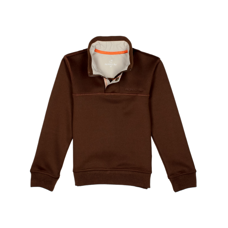 Properly Tied Properly Tied Kennedy Pullover - Bark
