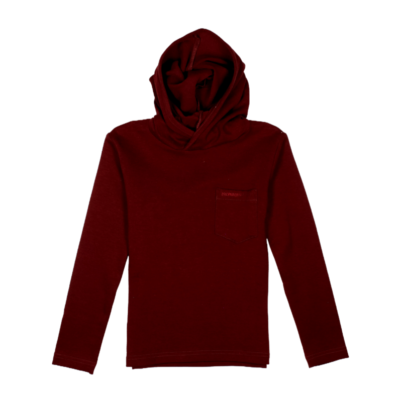 Properly Tied Properly Tied Shoreline Hoodie - Maroon