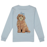 Properly Tied Properly Tied Periwinkle LS Tee - Goldendoodle