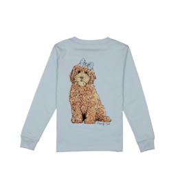 Properly Tied Properly Tied Periwinkle LS Tee - Goldendoodle