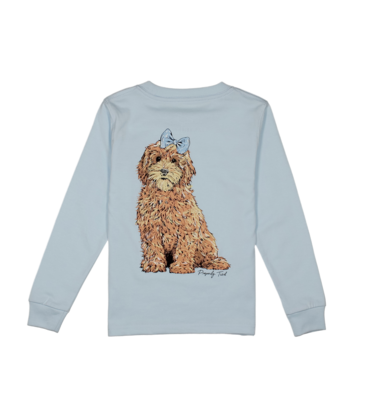 Properly Tied Properly Tied Periwinkle LS Tee - Goldendoodle