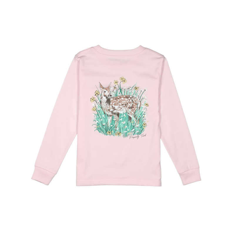 Properly Tied Properly Tied Rose LS Tee - Fawn