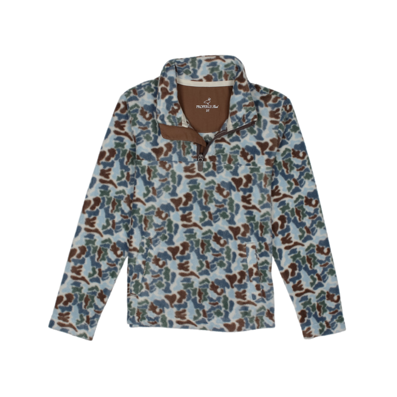 Properly Tied Properly Tied Sportsman Microfleece Pullover - Terra Camo