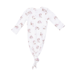 Angel Dear Angel Dear Knotted Gown & Headband - Explorer Puppy Pink
