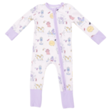 Angel Dear Angel Dear Zipper Romper - Spa Dogs