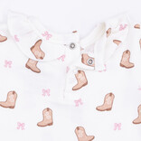 Angel Dear Angel Dear Ruffle Top & Pant Set - Mini Cowgirl Boots