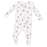 Angel Dear Angel Dear Zipper Footie - Mini Cowboy Boots