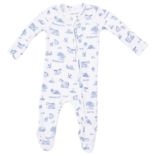 Angel Dear Angel Dear Zipper Footie - Farm Friends