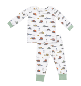 Angel Dear Angel Dear Loungewear Set - Farm Machines