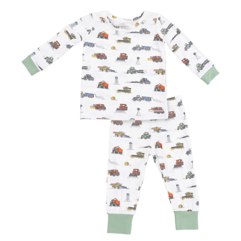 Angel Dear Angel Dear Loungewear Set - Farm Machines