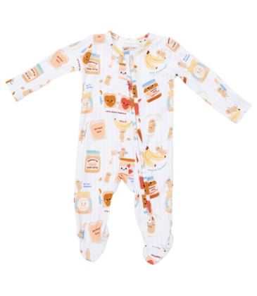 Angel Dear Angel Dear Zipper Footie - Spread the Love
