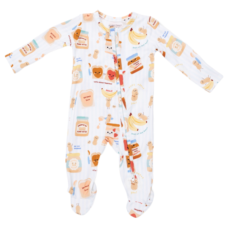 Angel Dear Angel Dear Zipper Footie - Spread the Love