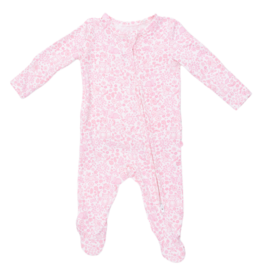 Angel Dear Angel Dear Ruffle Zipper Footie - Baby Woodland