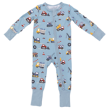Angel Dear Angel Dear Zipper Romper - Crayon Construction
