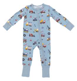 Angel Dear Angel Dear Zipper Romper - Crayon Construction