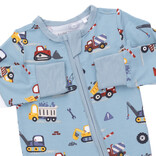 Angel Dear Angel Dear Zipper Romper - Crayon Construction