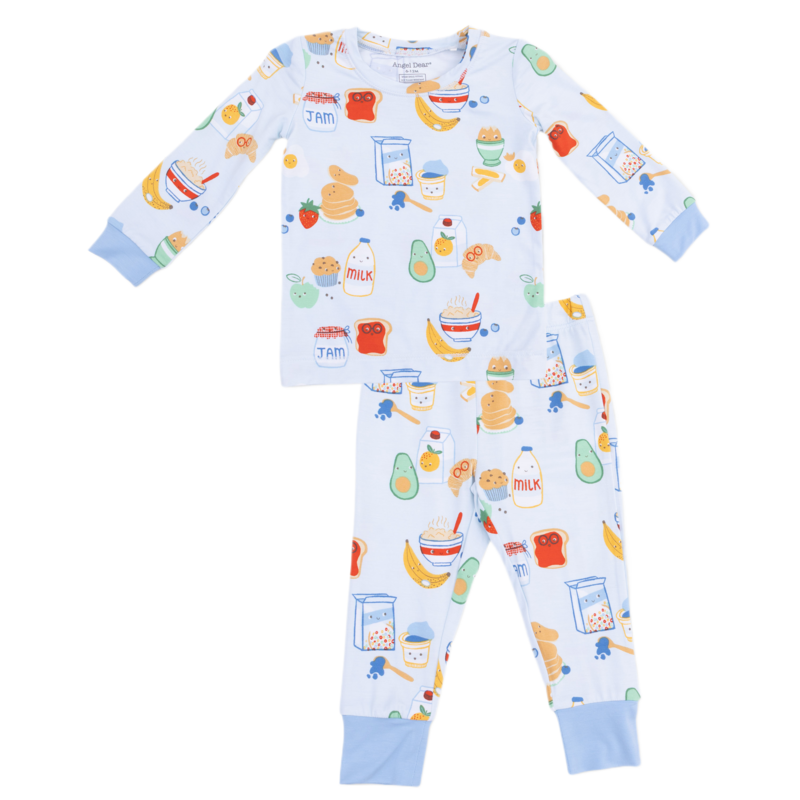 Angel Dear Angel Dear Loungewear Set - Breakfast Club Blue