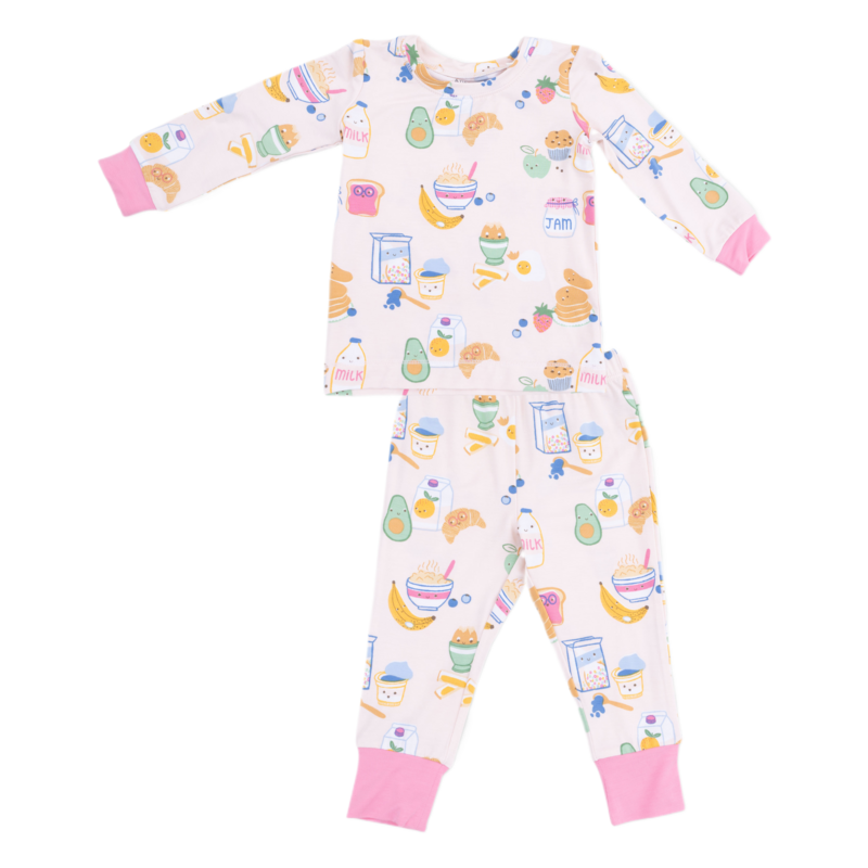 Angel Dear Angel Dear Loungewear Set - Breakfast Club Pink