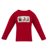 Anavini Anavini Santa's Sleigh Smocked T-Shirt