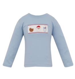 Anavini Anavini Santa's Midnight Snack Smocked T-Shirt