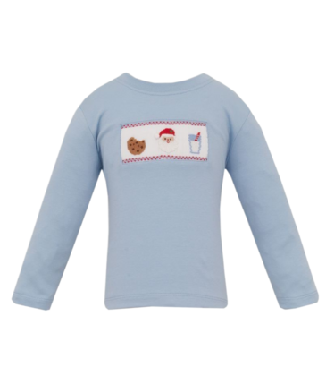 Anavini Anavini Santa's Midnight Snack Smocked T-Shirt