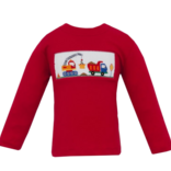 Anavini Anavini Construction Trucks Smocked T-Shirt