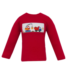 Anavini Anavini Construction Trucks Smocked T-Shirt