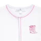 Magnolia Baby Magnolia Baby Darling Cowboy Boots Pink Ruffle Converter