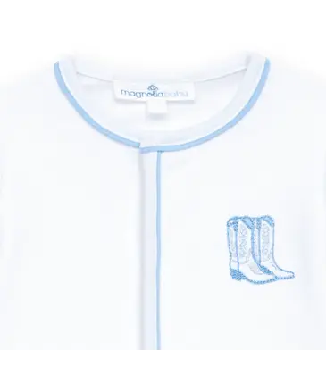 Magnolia Baby Magnolia Baby Darling Cowboy Boots Blue Converter