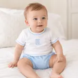 Magnolia Baby Magnolia Baby Darling Cowboy Boots Blue Diaper Cover Set
