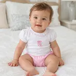 Magnolia Baby Magnolia Baby Darling Cowboy Boots Pink Ruffle Diaper Cover Set