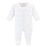 Baby Club Chic Baby Club Chic Whisper of Stars Blue Zipped Footie