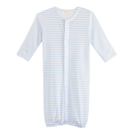 Baby Club Chic Baby Club Chic Light Blue Stripe Converter Gown